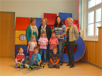 Gesunde Gemeinde -Spende an den Kindergarten